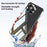For iPhone 16 Pro Max Case Electroplating PC Phone Back Cover with Camera Lens Protector - Black - 3