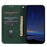 For Samsung Galaxy S25 Edge Case Woven Texture PU Leather Wallet Phone Cover - Green - 2