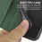For Samsung Galaxy S25 Edge Case Woven Texture PU Leather Wallet Phone Cover - Green - 7