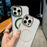 For iPhone 16 Pro Max Magnetic Case PC TPU Shockproof Protection Phone Cover Compatible with Magsafe - Transparent Coffee - 4