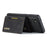 DG.MING M2 Series for Samsung Galaxy A56 5G Case PU + PC + TPU Phone Cover Detachable Wallet - Black - 5