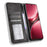 For vivo V50 5G Case Wallet Stand Retro Texture Leather Phone Cover - Black - 3