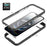 For iPhone 17e / 16e Case PC + TPU Protective Phone Cover with PET Screen Film Support Wireless Charging - Black - 2