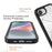 For iPhone 17e / 16e Case PC + TPU Protective Phone Cover with PET Screen Film Support Wireless Charging - Black - 5