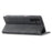 LC.IMEEKE For Samsung Galaxy S25 Case Wallet Microfiber Leather Phone Cover - Black - 3