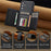 LC.IMEEKE L5 For Samsung	Galaxy S25 Magnetic Case Leather Back Cover with Detachable Card Holder - Black - 7
