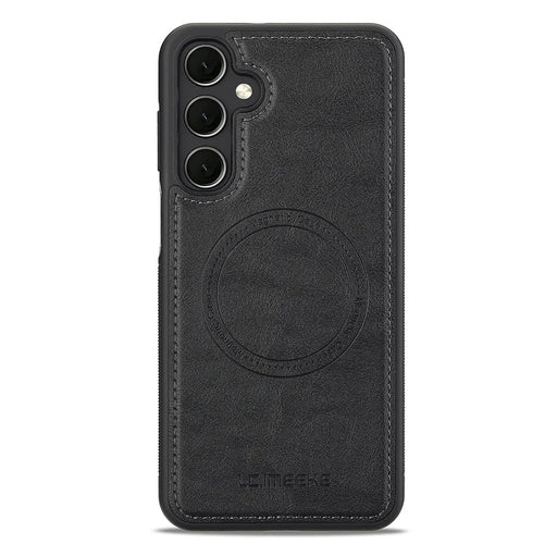 LC.IMEEKE For Samsung Galaxy S25+ Magnetic Magnetic Case Leather TPU Back Cover - Black - 2