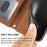 For Samsung Galaxy S25 Edge Case Wallet Skin-Touch Leather Imprinted Phone Cover - Brown - 6