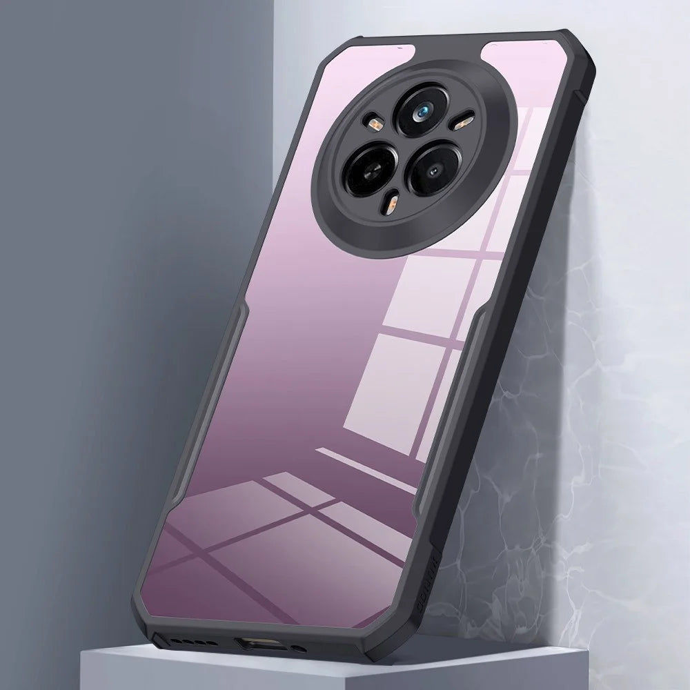 XUNDD For Realme 14 Pro 5G Case Dropproof TPU + Acrylic Clear Back Phone Cover - 2