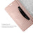 For iPhone 17e / 16e Case PU Leather Phone Cover with Card Holder Stand - Rose Gold - 3