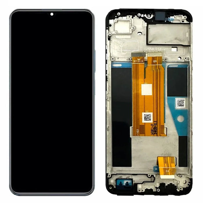 For Realme C61 4G Grade B LCD Screen and Digitizer Assembly + Frame Replacement Part (Without Logo) - 1
