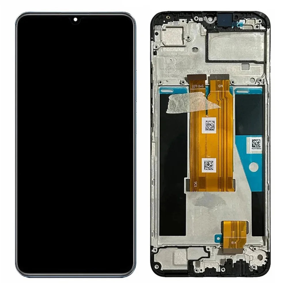 For Realme C63 4G / Narzo N63 4G Grade B LCD Screen and Digitizer Assembly + Frame Replacement Part (Without Logo) - 1