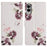 For Samsung Galaxy S25 Edge Case Pattern Printing Wallet Stand Flip Leather Phone Cover - Cross Rose - 1