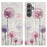 For Samsung Galaxy A34 5G Case Pattern Printing Wallet Stand Flip Leather Phone Cover - Dandelion - 1