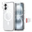 NORTHJO For iPhone 16 Plus Magnetic Case PC + TPU Phone Cover Set with Front Screen Protector + Lens Film - 1