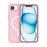 For iPhone 17e / 16e Magnetic Case Support Wireless Charging Glitter Powder PC + TPU Phone Cover - Pink - 4