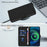 For iPhone 17e / 16e Case Solid Color Wallet Leather Phone Cover with Strap - Black - 6