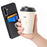 For Samsung Galaxy A36 5G Case Card Slots Ring Holder Kickstand Phone Cover - Black - 5