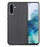 For Samsung Galaxy A36 5G Case Carbon Fiber Texture PU+PC+TPU Phone Back Cover - Black - 1
