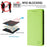 For iPhone 16 Pro Max Leather Case RINACASIS RC01 Phone Cover with RFID Blocking Wallet Stand - Green - 7