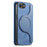 For iPhone 17e / 16e Leather Case Cross Texture Detachable Magnetic Phone Cover Wallet Stand - Blue - 3