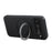 VILI D-THS Series for Google Pixel 9 Pro XL Magnetic Case Ring Kickstand PC TPU Phone Back Cover with Strap - Black - 6