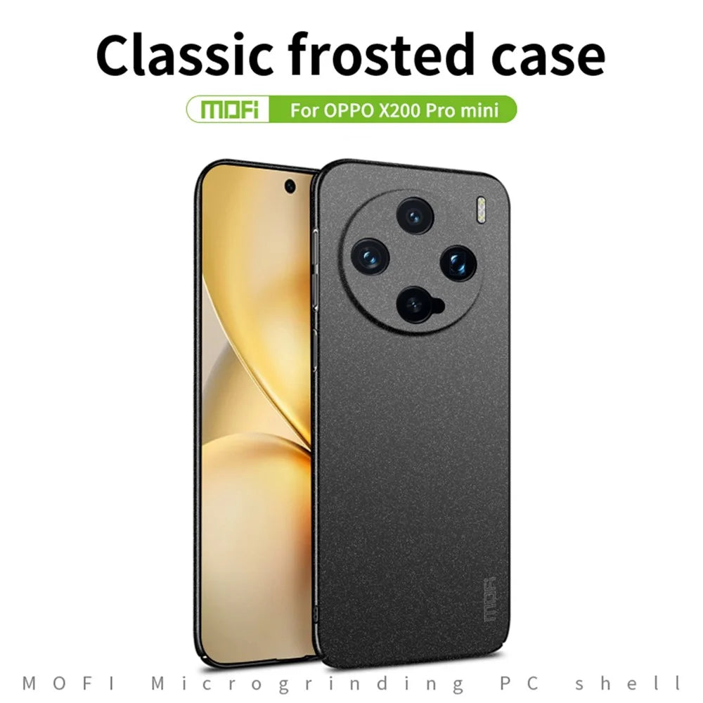 MOFI For vivo X200 Pro mini 5G PC Case  Shield Matte Series Slim Fit Phone Cover - Black - 2