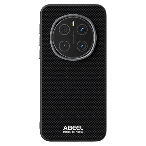 ABEEL For ZTE nubia Red Magic 7 Magnetic Case Printed PC TPU Aluminum Alloy Leather Phone Cover - Black - 1