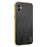 KADEM For Samsung Galaxy A06 4G Case Electroplating Silk Texture PU + TPU Phone Back Cover - Black - 1
