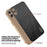 KADEM For Samsung Galaxy A06 4G Case Electroplating Silk Texture PU + TPU Phone Back Cover - Black - 5