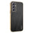 KADEM For Samsung Galaxy A55 5G Case Electroplating Silk Texture PU + TPU Phone Back Cover - Black - 1