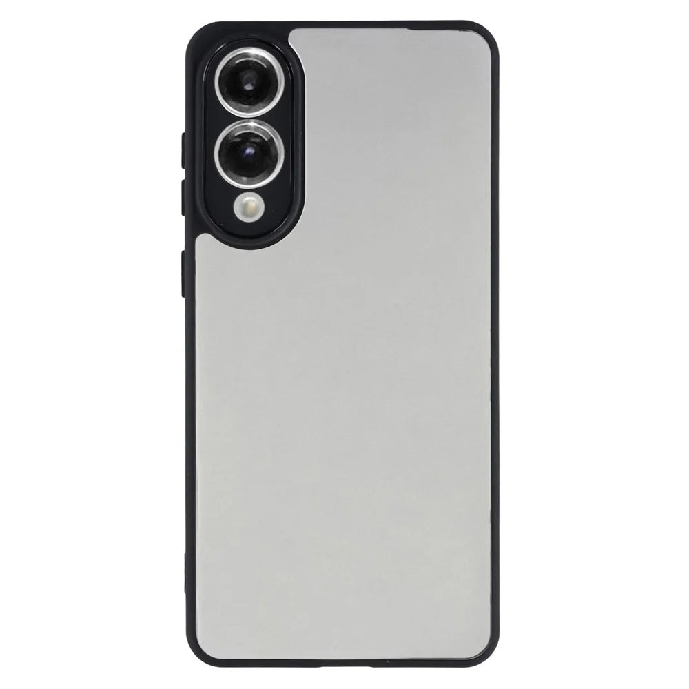 For Samsung Galaxy S25 Edge Phone Case TPU + Acrylic Clear Back Cover - Black - 1