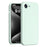 For iPhone 17e / 16e Case Precision Fit PC + Liquid Silicone Protective Phone Cover with Microfiber Lining - Light Green - 1