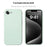 For iPhone 17e / 16e Case Precision Fit PC + Liquid Silicone Protective Phone Cover with Microfiber Lining - Light Green - 2