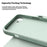 For iPhone 17e / 16e Case Precision Fit PC + Liquid Silicone Protective Phone Cover with Microfiber Lining - Light Green - 5