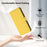 For Samsung Galaxy A26 5G Case Solid Color Wallet Leather Phone Cover with Strap - Lemon - 6