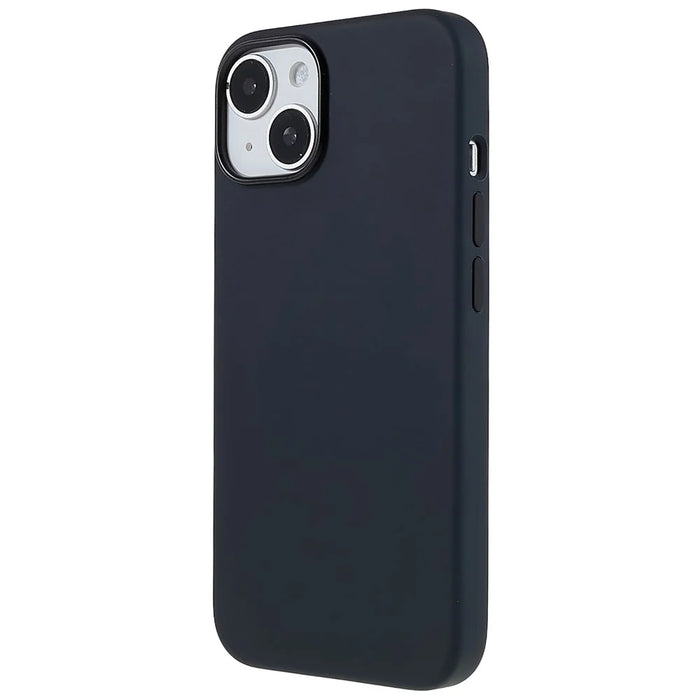 Slim Phone Case for iPhone 14 Plus Shockproof Liquid Silicone Case Anti-Fall Phone Cover - Black - 3