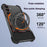 For Samsung Galaxy S24+ Case Kickstand Metal Bumper Magnetic Phone Cover - Silver / Silver - 4