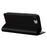 LC.IMEEKE L1 Series for iPhone 17e / 16e Case PU Leather Wallet Stand Protective Phone Cover - Black - 3