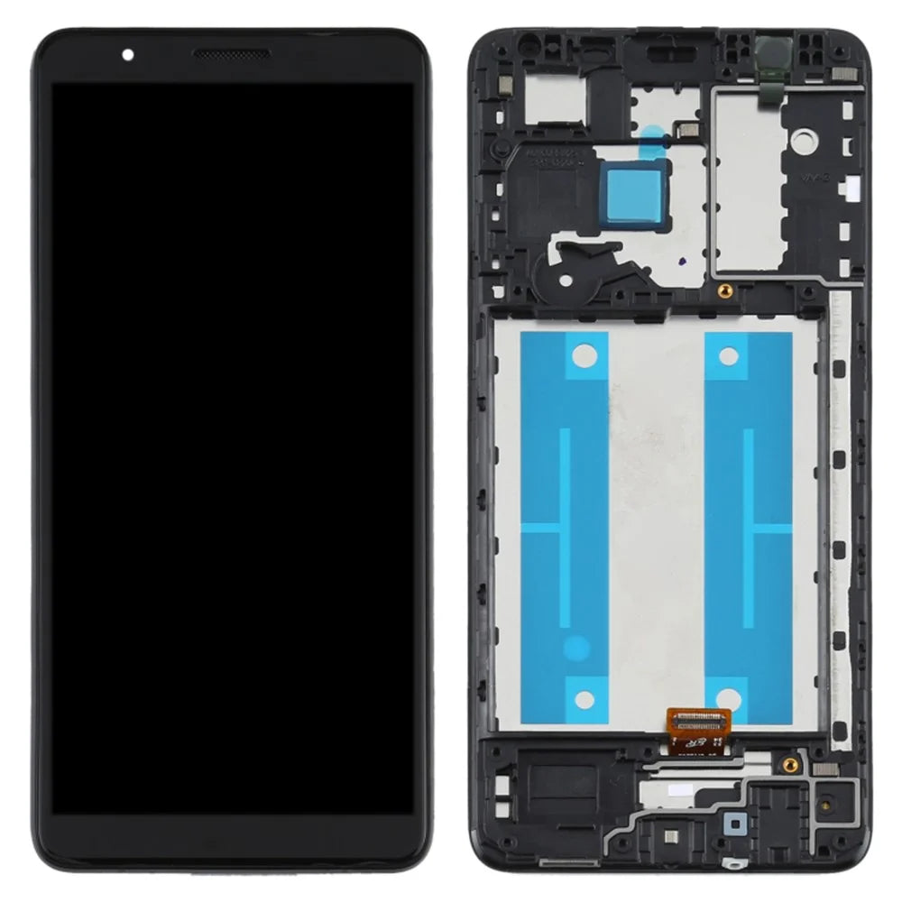 For Samsung Galaxy M01 Core M013 Grade C LCD Screen and Digitizer Assembly + Frame Part (Without Logo) - 1