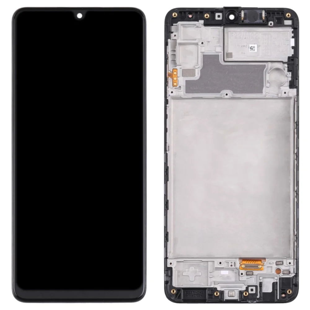For Samsung Galaxy M22 M225 OEM Grade S AMOLED Screen and Digitizer Assembly + Frame (Without Logo) - 1