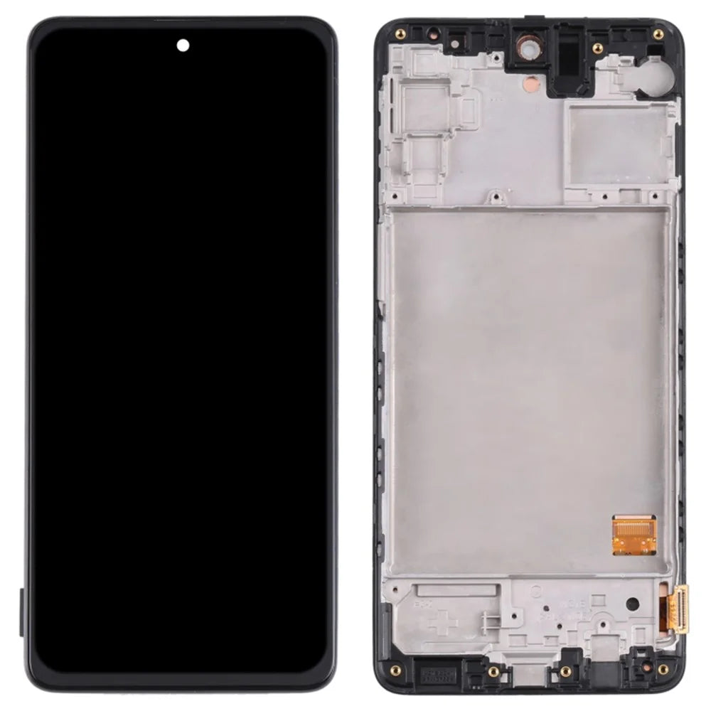 For Samsung Galaxy M31s M317 Grade C OLED Screen and Digitizer Assembly + Frame Part (Without Logo) - 1