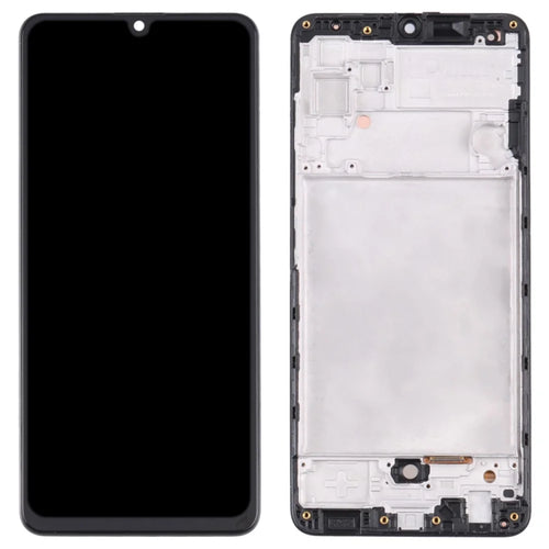 For Samsung Galaxy M32 (Global Version) 4G M325 OEM Grade S AMOLED Screen and Digitizer Assembly + Frame (Without Logo) - 1
