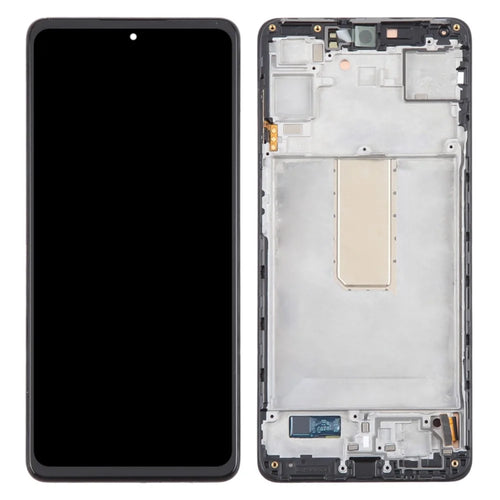 For Samsung Galaxy M54 5G M546 Grade C OLED Screen and Digitizer Assembly + Frame Part (Without Logo) - 1