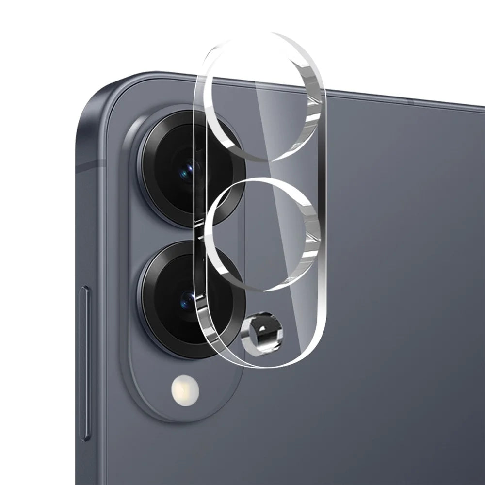 NORTHJO For Samsung Galaxy S25 Edge TPU Phone Case + Tempered Glass Film + Camera Lens Protector (Support Fingerprint Unlock) - 4