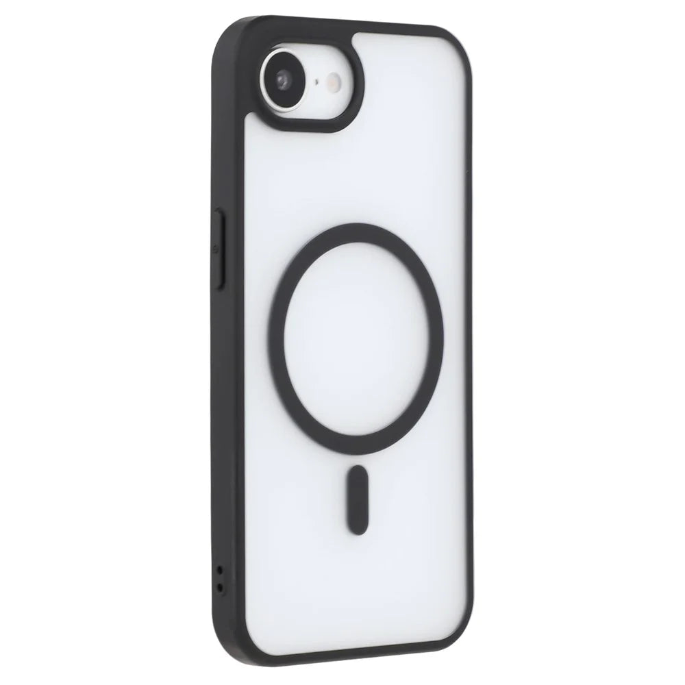 X-LEVEL For iPhone 17e / 16e Magnetic Case PC + TPU Matte Anti Drop Cell Phone Cover - Black - 1