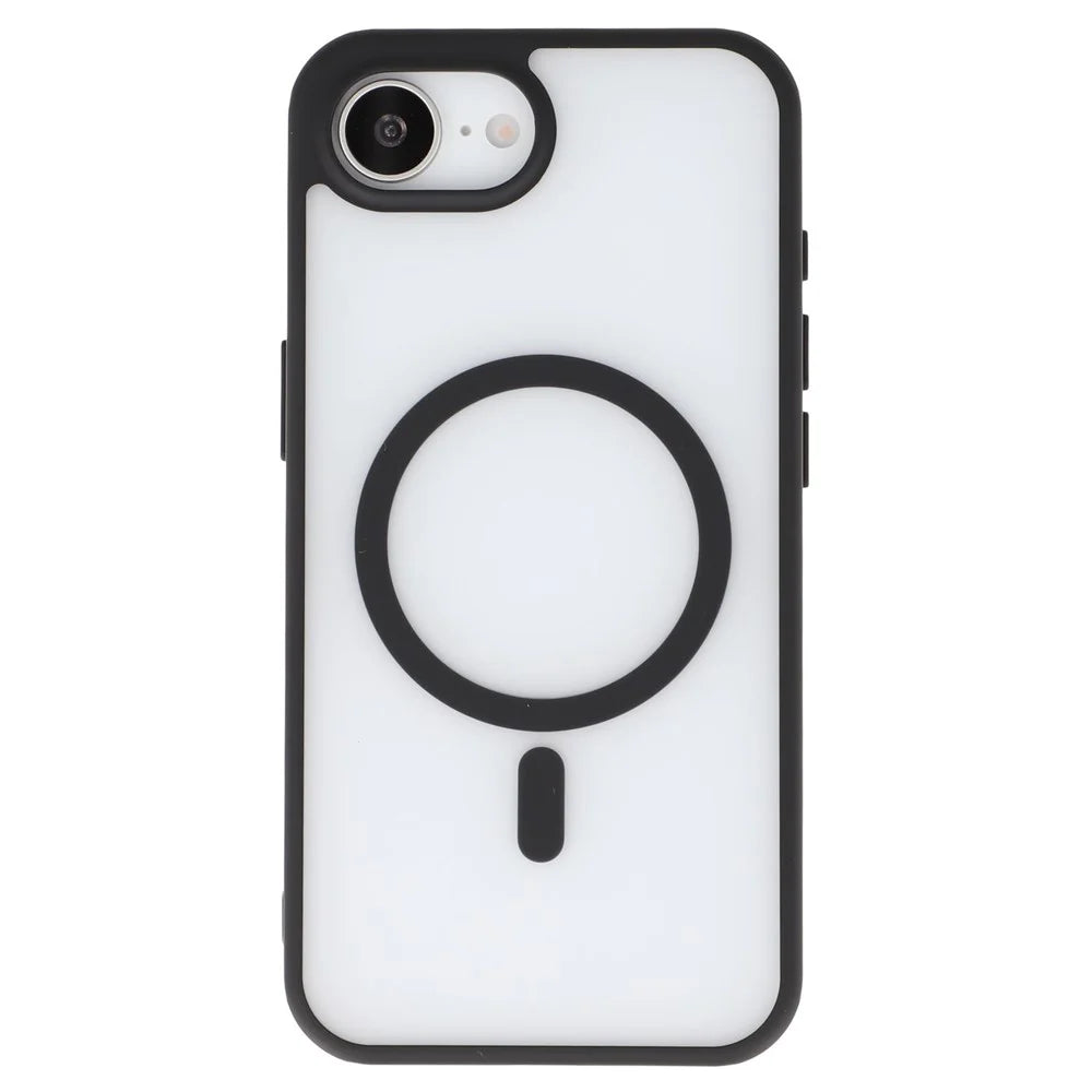 X-LEVEL For iPhone 17e / 16e Magnetic Case PC + TPU Matte Anti Drop Cell Phone Cover - Black - 3