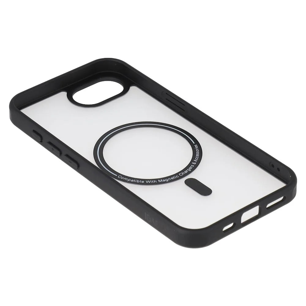 X-LEVEL For iPhone 17e / 16e Magnetic Case PC + TPU Matte Anti Drop Cell Phone Cover - Black - 7