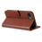 AZNS For iPhone 17e / 16e Case Anti-Scratch PU Leather Stand Wallet Phone Cover - Brown - 3
