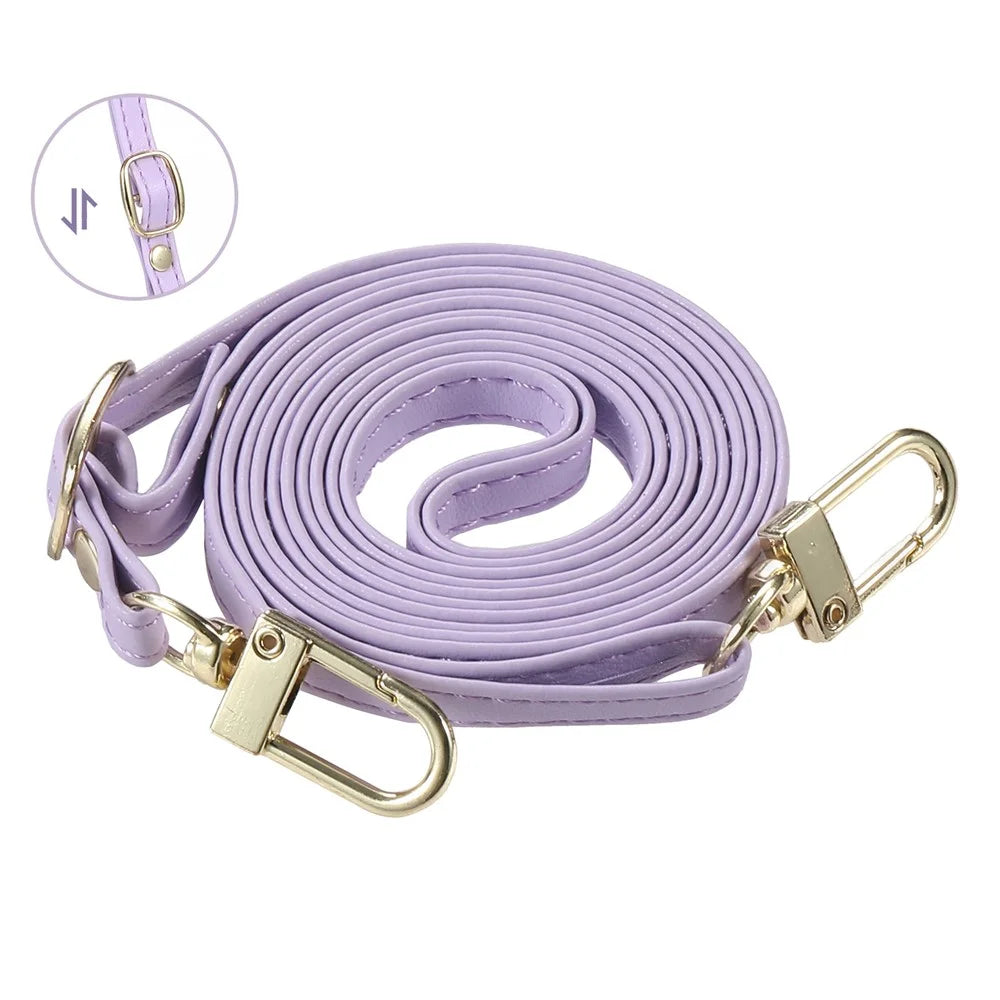 For Samsung Galaxy A16 5G  /  4G Case Rhombus Stitching Wallet Stand Leather Phone Cover with Long  /  Short Strap - Purple - 7